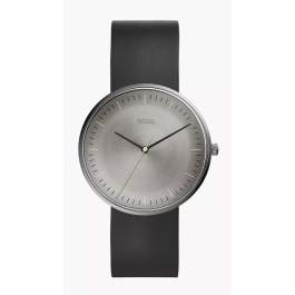 Watch strap Fossil FS5483 Leather Black 22mm